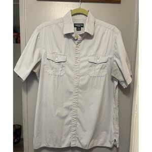 Claiborne Slim Fit Short Sleeve Men's Shirt Size Medium